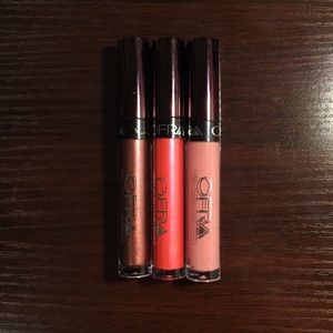 nikkietutorials x ofra cosmetics liquid lip trio